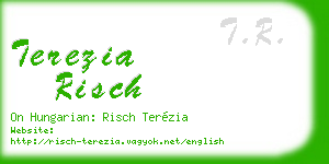 terezia risch business card