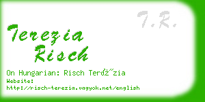 terezia risch business card